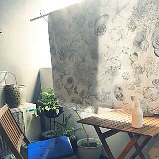 部屋全体/ZARA HOME/マンションベランダ/狭いベランダ/ベランダガーデン...などのインテリア実例 - 2016-05-05 19:19:25