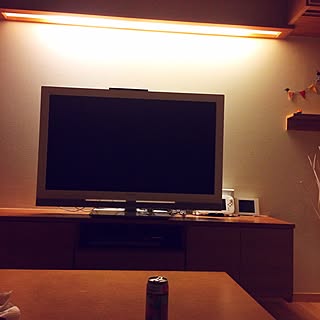リビング/間接照明/テレビのインテリア実例 - 2014-10-24 22:52:51