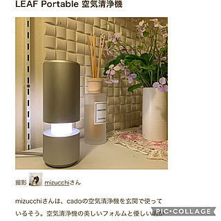 LEAF Portable/cado空気清浄機/ルームクリップマグ掲載♡/部屋全体のインテリア実例 - 2022-05-19 13:26:38