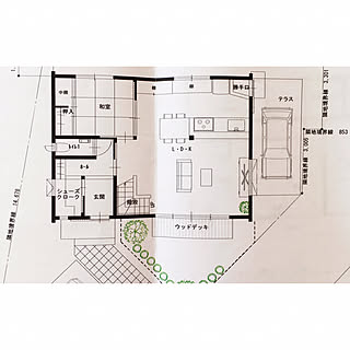 変形地/間取り図/間取り/マイホーム/注文住宅...などのインテリア実例 - 2017-09-09 07:33:11