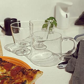 キッチン/IKEA/グラス/ティーポット/ガラス食器のインテリア実例 - 2023-08-27 20:12:15