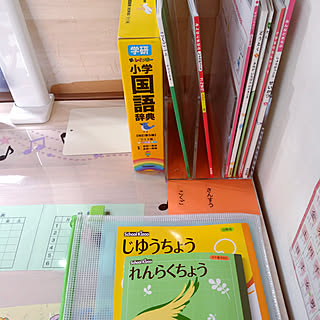 棚/教科書収納/小学生女子/小学生女の子の部屋/小学校一年生...などのインテリア実例 - 2021-04-10 15:06:31