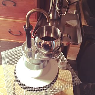 ミニエスプレッソ/コーヒー道具/コーヒーが大好き/アルコールランプのインテリア実例 - 2014-12-20 23:55:00