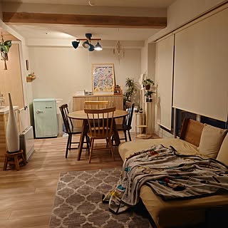 部屋全体/くつろぎ空間/二人暮らし/広々暮らしたい/ナチュラルインテリア...などのインテリア実例 - 2023-04-03 18:27:57