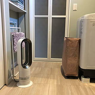 家中移動します/一年中活躍/dyson hot＋cool/洗面脱衣所/暖房器具...などのインテリア実例 - 2020-12-17 13:40:48