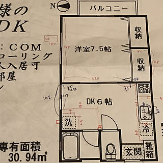 部屋全体/間取り図/一人暮らしのインテリア実例 - 2017-10-27 00:06:18