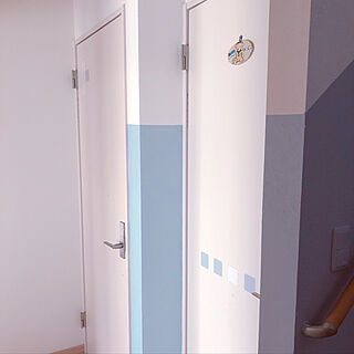ダッフィ/洗面所のドア/トイレのドア/廊下/廊下の壁...などのインテリア実例 - 2020-10-06 12:48:46
