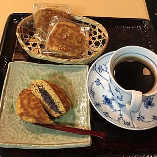 キッチン/どら焼き/インテリアじゃなくてごめんなさい/食後のデザート/食器好き...などのインテリア実例 - 2017-06-24 21:37:38