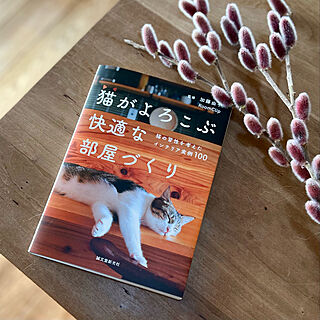 書籍掲載/猫がよろこぶ快適な部屋づくり/本日発売/机/家宝...などのインテリア実例 - 2022-02-08 16:10:02