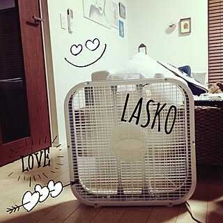 リビング/かわいさ重視/サーキュレーター/LASKO/近くに海ない！...などのインテリア実例 - 2015-06-08 00:40:04