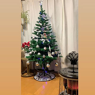 クリスマスツリー150cm/クリスマスオーナメント/クリスマスインテリア/クリスマスディスプレイ/クリスマスツリー...などのインテリア実例 - 2021-12-10 23:14:29