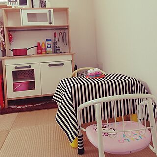IKEA/白黒/白/おもちゃ棚/IKEAのキッズキッチン...などのインテリア実例 - 2014-03-01 12:37:44