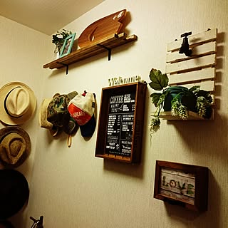 玄関/入り口/インターフォンカバーDIY/CanDo♡/プチDIY/NO GREEN NO LIFE...などのインテリア実例 - 2016-07-13 22:53:36