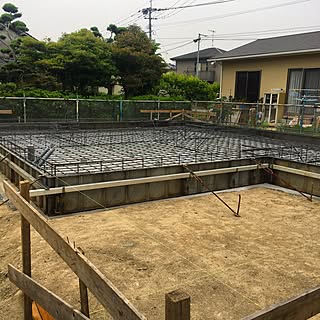 部屋全体/基礎工事/新築一戸建て/西海岸スタイル/丁張りのインテリア実例 - 2017-06-04 07:44:59