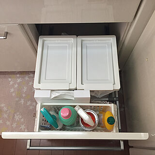 キッチン/ゴミ箱/IKEA/シンデレラフィット/シンク下引き出しのインテリア実例 - 2018-01-07 16:28:29