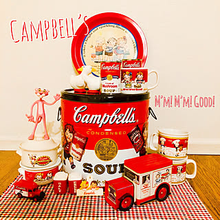 Campbell's/アメリカンレトロ/いつもいいね！ありがとうございます♪/マグカップコレクション/アメリカ暮らし...などのインテリア実例 - 2020-10-04 13:30:24