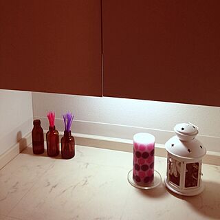 空き瓶/IKEA/キャンドル/間接照明/茶色い瓶...などのインテリア実例 - 2013-11-17 19:21:09