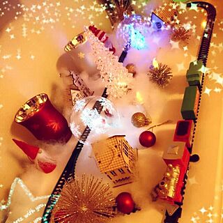リビング/クリスマス/イルミネーション/クリスマスディスプレイのインテリア実例 - 2016-12-19 22:51:29