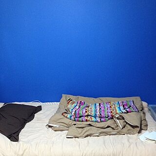 ベッド周り/カラフルな壁のインテリア実例 - 2012-11-04 22:37:44