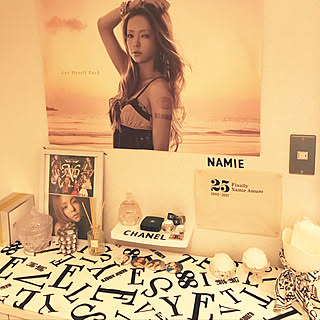 安室奈美恵ちゃん 安室奈美恵 グッズのインテリア実例 ｜ RoomClip 
