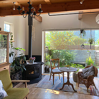 すだれ 田舎暮らしのおしゃれなインテリア 部屋 家具の実例 Roomclip ルームクリップ