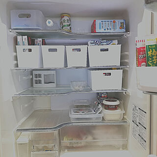 キッチン/冷蔵庫の中/100均/物の位置決め/余白スペースのインテリア実例 - 2020-06-01 09:46:44