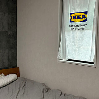 ベッド周り/カーテン難民/IKEA/リフォーム/古い家...などのインテリア実例 - 2024-06-15 16:09:58