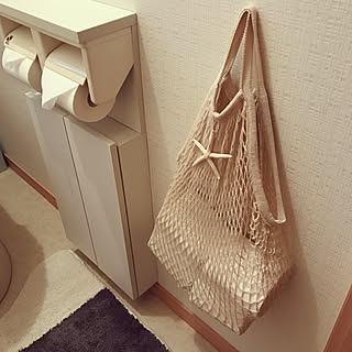 バス/トイレ/トイレ/見せる収納/トイレットペーパー/ビーチハウス...などのインテリア実例 - 2016-11-23 16:51:14