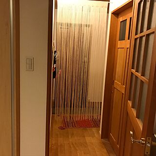 玄関/入り口/ストリングカーテン/雑貨/IKEAのインテリア実例 - 2017-05-23 15:41:34