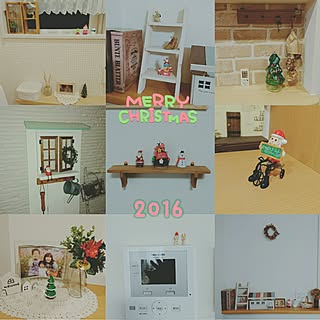 部屋全体/クリスマスディスプレイ/建売住宅/琉球ガラスのツリー/ダイソー...などのインテリア実例 - 2016-12-26 18:30:58