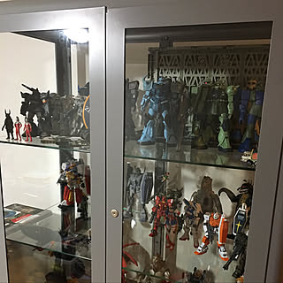 ガンプラをオシャレに飾る方法教えて のインテリア実例 Roomclip ルームクリップ