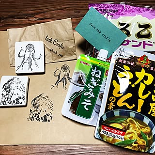 玄関/入り口/サザエさんからの食料物資♪♪/皆さんに感謝します♪♪/いつもイイね！ありがとうございます♪/ありがとう♪...などのインテリア実例 - 2017-03-11 20:49:23