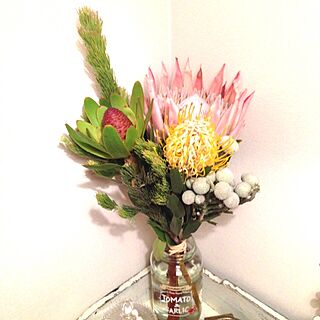 ベッド周り/フラワー/花束/花瓶は早急になんとかしますのインテリア実例 - 2013-12-20 06:02:33