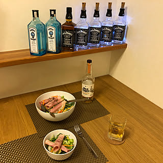 サラダ/サラダボール/IKEA 365+/wild turkey/BOMBAY SAPPHIRE...などのインテリア実例 - 2019-05-13 22:38:16