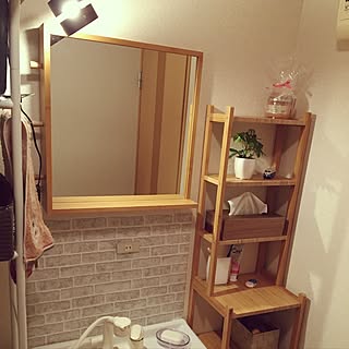 バス/トイレ/賃貸だけど諦めない/DIY/IKEA/ニトリ...などのインテリア実例 - 2017-04-13 21:24:07