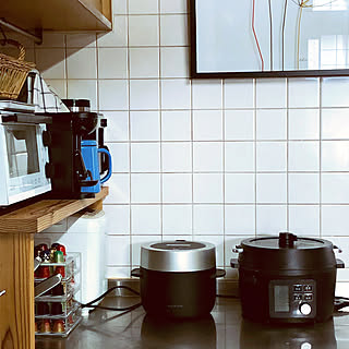 アイリスオーヤマ電気圧力鍋/バルミューダ炊飯器/キッチンのインテリア実例 - 2021-01-09 11:03:14