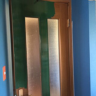 リビング/緑色のドア/ペンキ塗りのインテリア実例 - 2016-07-16 14:02:24