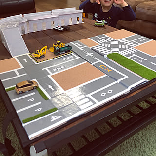 手作りトミカタウンのインテリア実例 Roomclip ルームクリップ