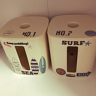 トイレットペーパーカバー/トイレットペーパー/サーフボード/surf/100均...などのインテリア実例 - 2020-08-19 20:13:59