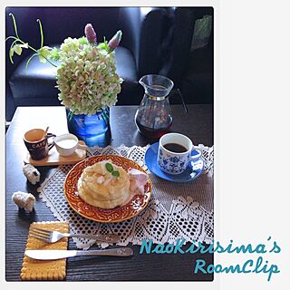 机/おうちcafe/朝ごはん/北欧食器/植物...などのインテリア実例 - 2013-04-21 11:23:40