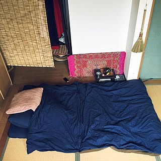 ベッド周り/和室/IKEA/簾/畳...などのインテリア実例 - 2015-11-01 14:04:43