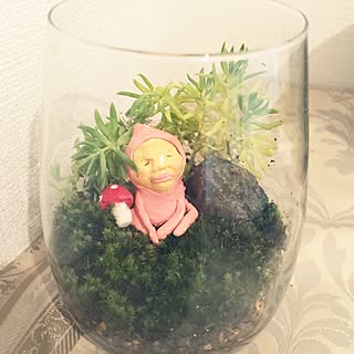 机/ダイソー/100均/ハンドメイド/観葉植物のインテリア実例 - 2016-08-16 09:32:12