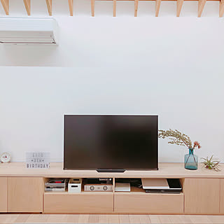 SONYスピーカー/テレビボード/ドライフラワーのある暮らし/ライトボックス/SONY BRAVIA...などのインテリア実例 - 2019-06-25 00:10:56