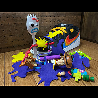 100均/DIY/トイストーリー/TOYSTORY/スプラトゥーン...などのインテリア実例 - 2022-09-07 21:55:28