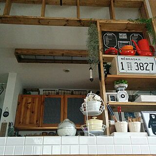 キッチン/棚DIＹ/いいね、フォロー本当に感謝です♡/instagram→akkiii46/DIY...などのインテリア実例 - 2017-05-25 08:02:40