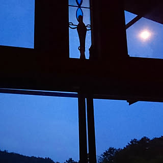 壁/天井/DIY/窓/月/青の時間...などのインテリア実例 - 2018-08-30 23:06:37