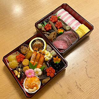 記録用pic/おせち料理/お正月の食卓/こどもと暮らす/マンション暮らし...などのインテリア実例 - 2023-01-03 14:21:22