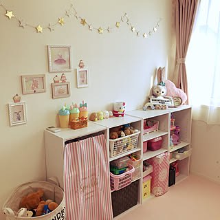 子ども部屋 女の子 ゆめかわのおしゃれなインテリア 部屋 家具の実例 Roomclip ルームクリップ