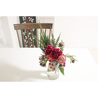 机/お花のある暮らし/flower/Flower Base/12月のお花...などのインテリア実例 - 2018-12-13 00:11:23