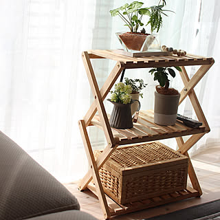 100均 折りたたみラックの商品を使ったおしゃれなインテリア実例 Roomclip ルームクリップ